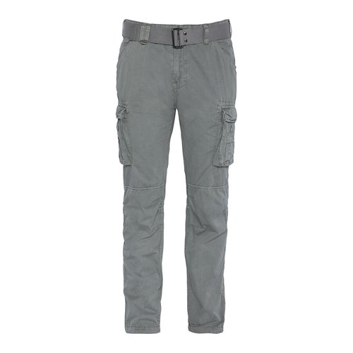 Pantalon cargo con cinturon tr ranger 70 gris Schott La Redoute