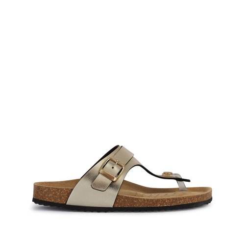 Brionia flip flops gold coloured Geox La Redoute