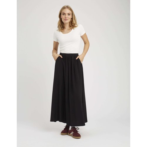 Jupe corolle longue noir Bzb La Redoute