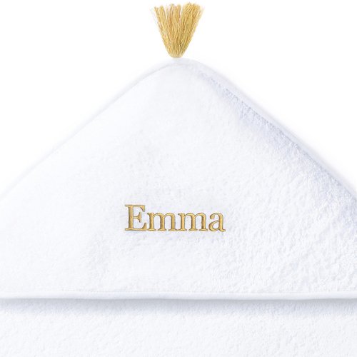 Cape de bain bebe personnalisee coton bio La Redoute Interieurs La Redoute