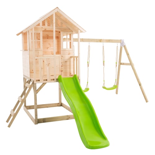 Balançoire de poupée avec Toboggan, Accessoires Mignons et réalistes pour Maison de poupée, 2 pièces/Ensemble Amusants, Bricolage Miniature, Jouet balançoire, Accessoire Maison en Plastique