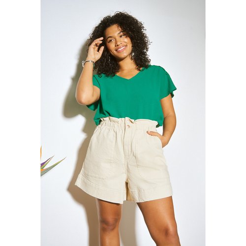 Paperbag bermuda shorts 2025
