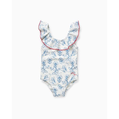 Maillot de bain upf80 pour bebe fille minnie blanc Zippy La Redoute