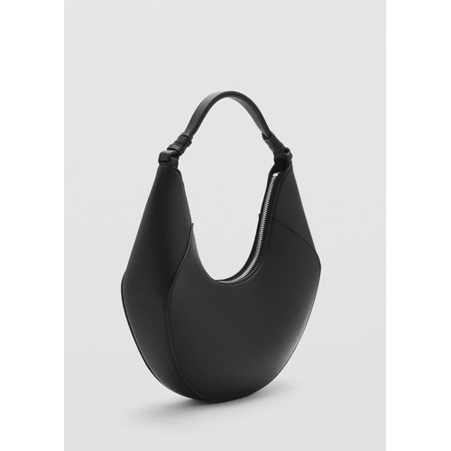 Sac porte epaule similicuir noir Mango La Redoute