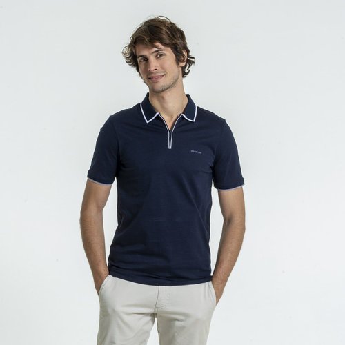 Polo col zippé top