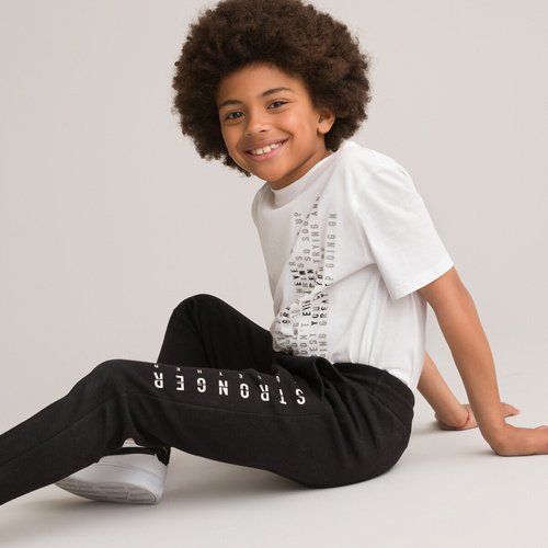 Pantalon de jogging noir La Redoute Collections La Redoute