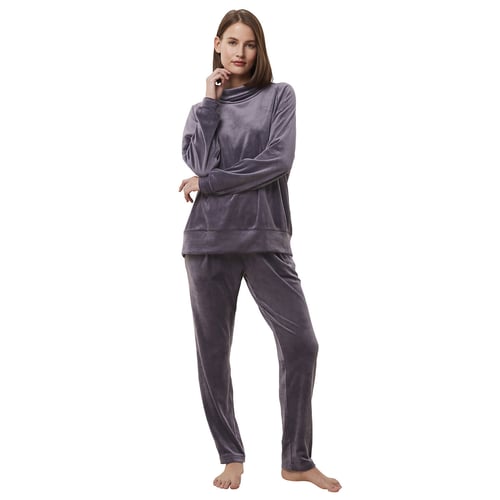 Haut De Pyjama Velours Triumph - Confort Doux Et Chaud Pour Femme