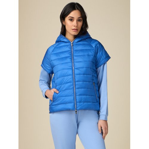 Doudoune avec manches courtes bleu Oltre La Redoute