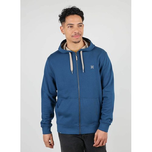 Sweat zippe a capuche Oxbow bleu La Redoute