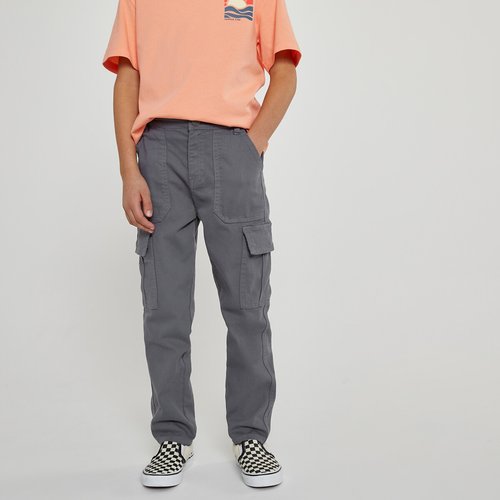 Pantalon cargo bleu La Redoute Collections La Redoute