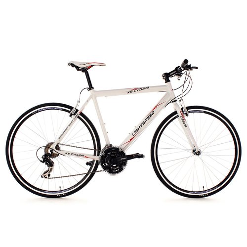 Velo route alu 28 lightspeed blanc Ks La Redoute