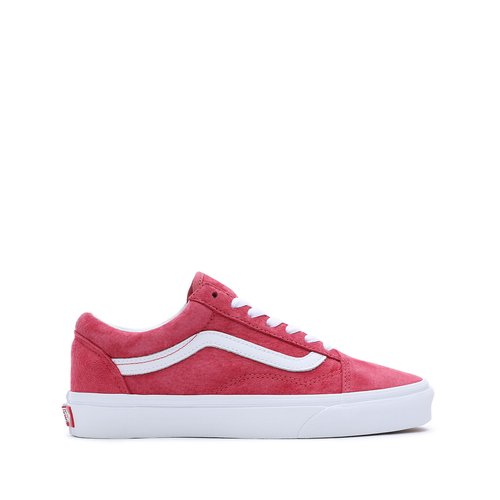 Old skool leather trainers red Vans La Redoute