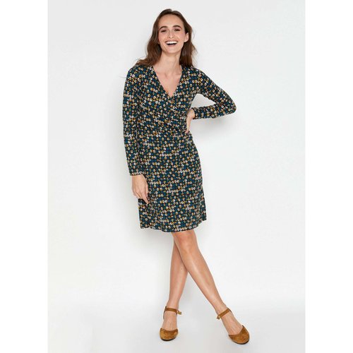 Robe maille imprimee sally noir graphic Princesse Nomade La Redoute