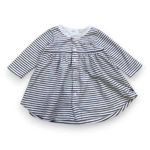 Robe bebe tres bon etat bleu Petit Bateau La Redoute