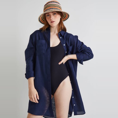 Robe lin monoprix sale