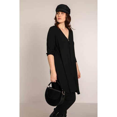 Robe zippee avec breloque noir Jean Marc Philippe La Redoute