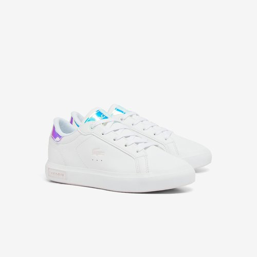 Pink lacoste trainers cheap