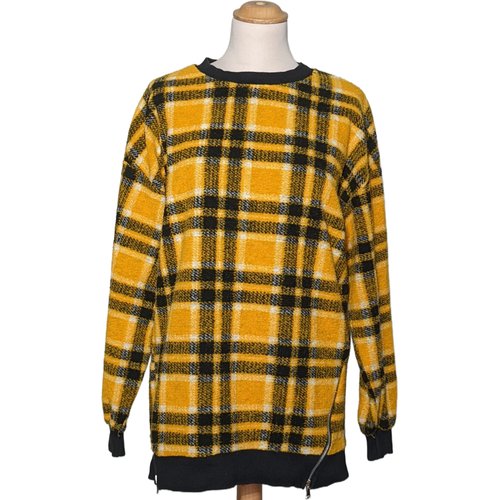 Pull tres bon etat orange Bershka La Redoute