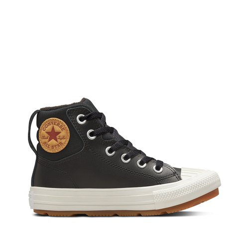 Kids chuck taylor berkshire boot seasonal leather trainers black Converse La Redoute