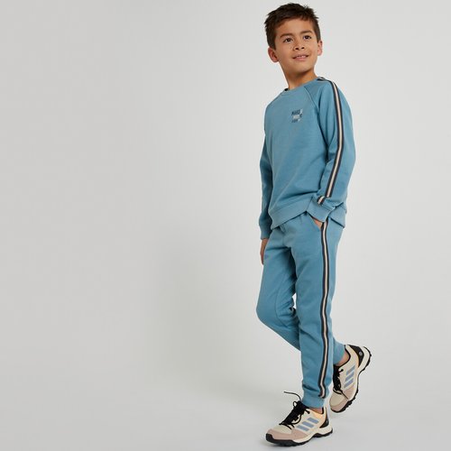 Ensemble 2 pieces sweat pantalon de jogging bleu La Redoute Collections La Redoute