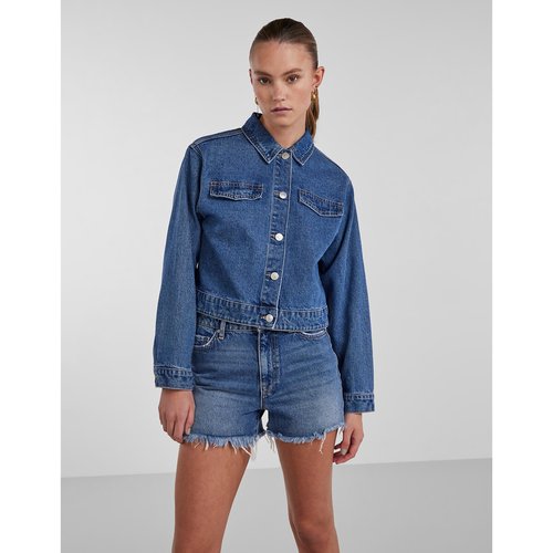 Denim short jacket blue Pieces La Redoute