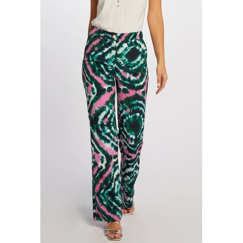 Pantalon ajuste fluide imprime multico Morgan La Redoute