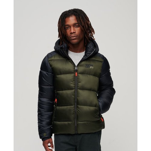 Doudoune superdry bleu marine new arrivals