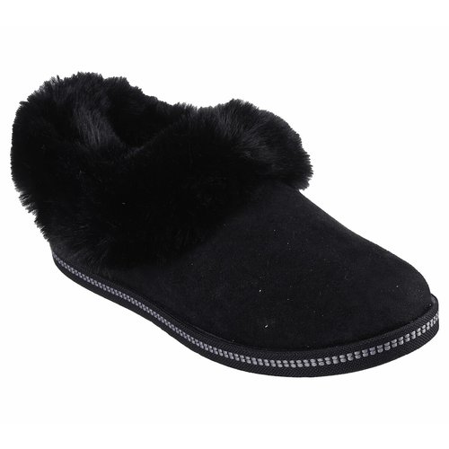 Skechers fur slippers store