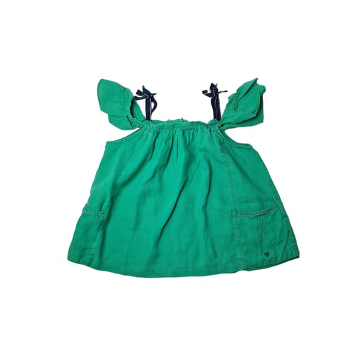 Pull Catimini Vert Anis Taille 10 Ans - Coton Mélangé - Occasion Très Bon état
