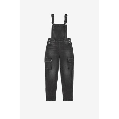 Salopette loose large en jeans camil black black Le Temps Des Cerises La Redoute