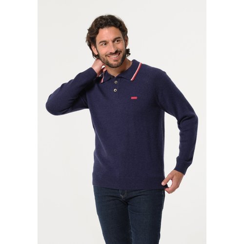 Pull avec polo hotsell
