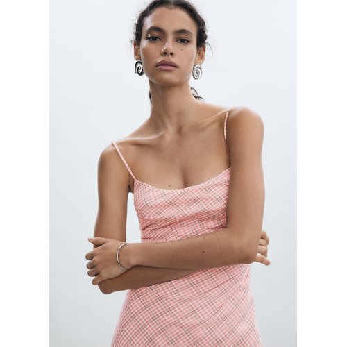 Mango robe a carreaux outlet
