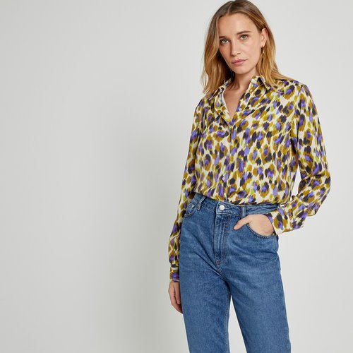 Yellow leopard print shirt discount