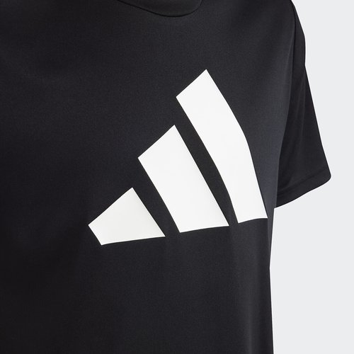 Logo print gym t shirt black Adidas Sportswear La Redoute