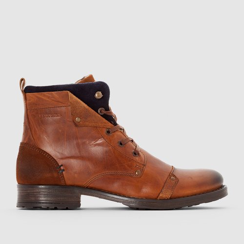 Boots cuir yedes cognac Redskins La Redoute