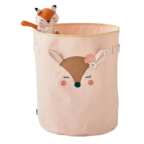 VERTBAUDET Coffre De Rangement Lapin Rose – Adorable Et Pratique Pour Peluches Et Jouets