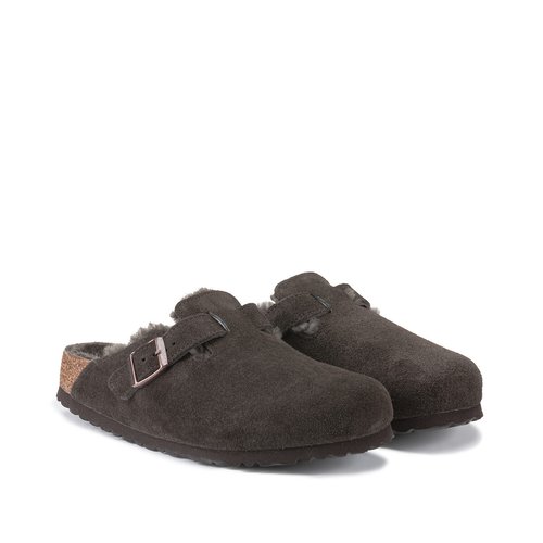 Fur lined birkenstock clogs online