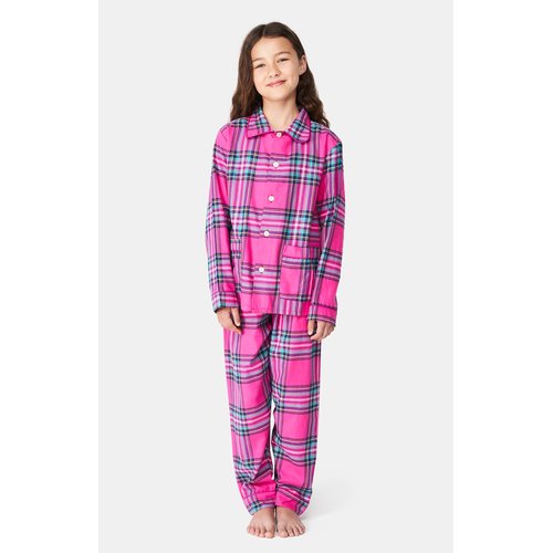 Pyjama boutonne en coton rosa rose Arthur La Redoute