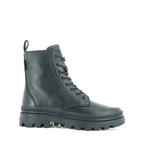 Boots en cuir pallatrooper officer noir Palladium La Redoute