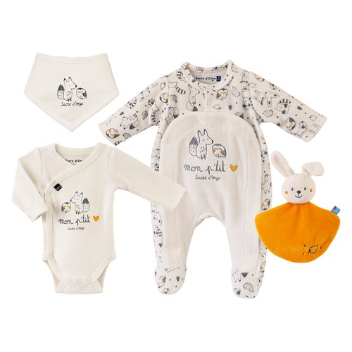 Kit de naissance bassirou blanc Sucre D orge La Redoute
