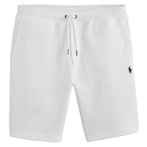 ショートパンツ POLO RALPH LAUREN Logo embroidery shorts White Double knit tech shorts with logo embroidery Polo Ralph