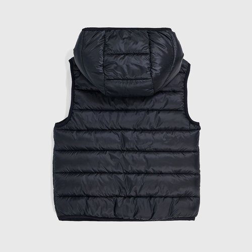 Doudoune sans manches a capuche Champion noir La Redoute