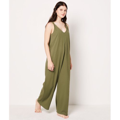 Combinaison de pyjama en coton odesa vert Etam La Redoute