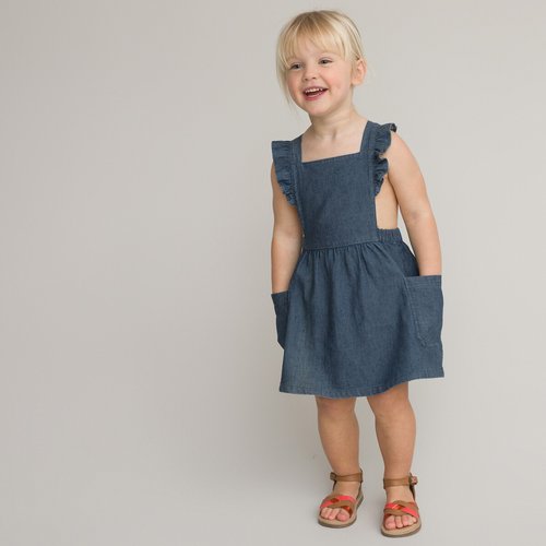 Denim pinafore dress tall shop