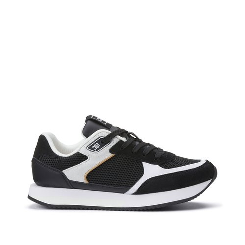 Essential elevated runner trainers black Tommy Hilfiger La Redoute
