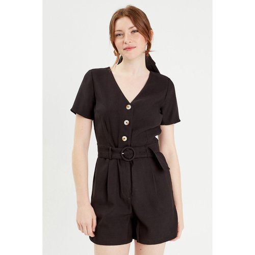 Combishort ceinturee noir Cache Cache La Redoute