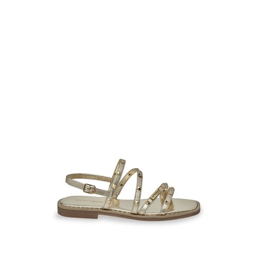Sandales plates en cuir corabel Les Tropeziennes Par M Belarbi La Redoute
