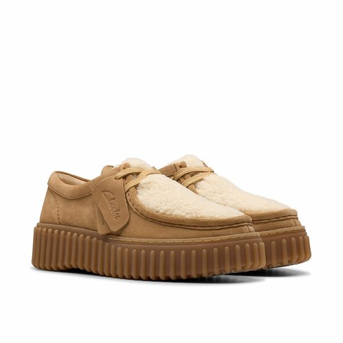 Torhill suede brogues camel Clarks La Redoute