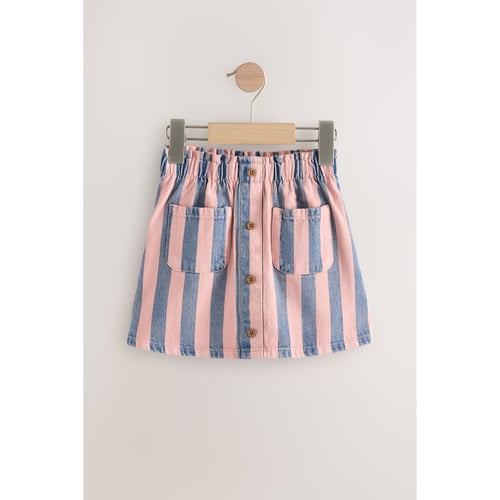 Jupe Rayée MIM Pour Femme - Taille 38 - Style été Printemps - élastique Confortable