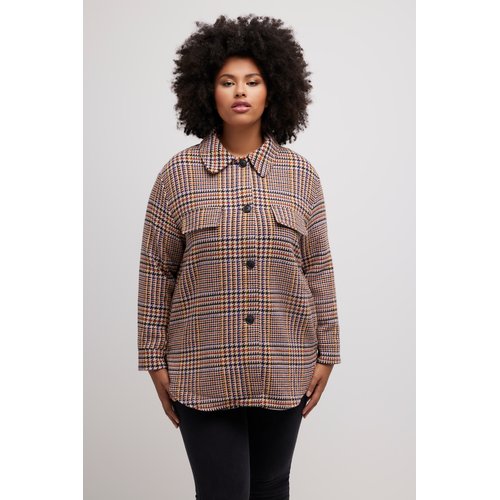 Veste à carreaux oversize clearance